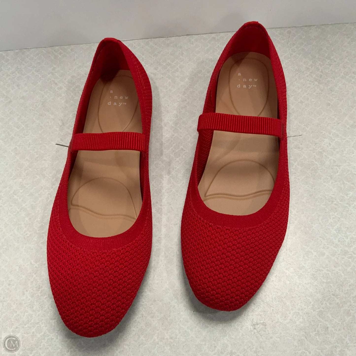 Shoes Flats By A New Day In Red, Size: 8.5