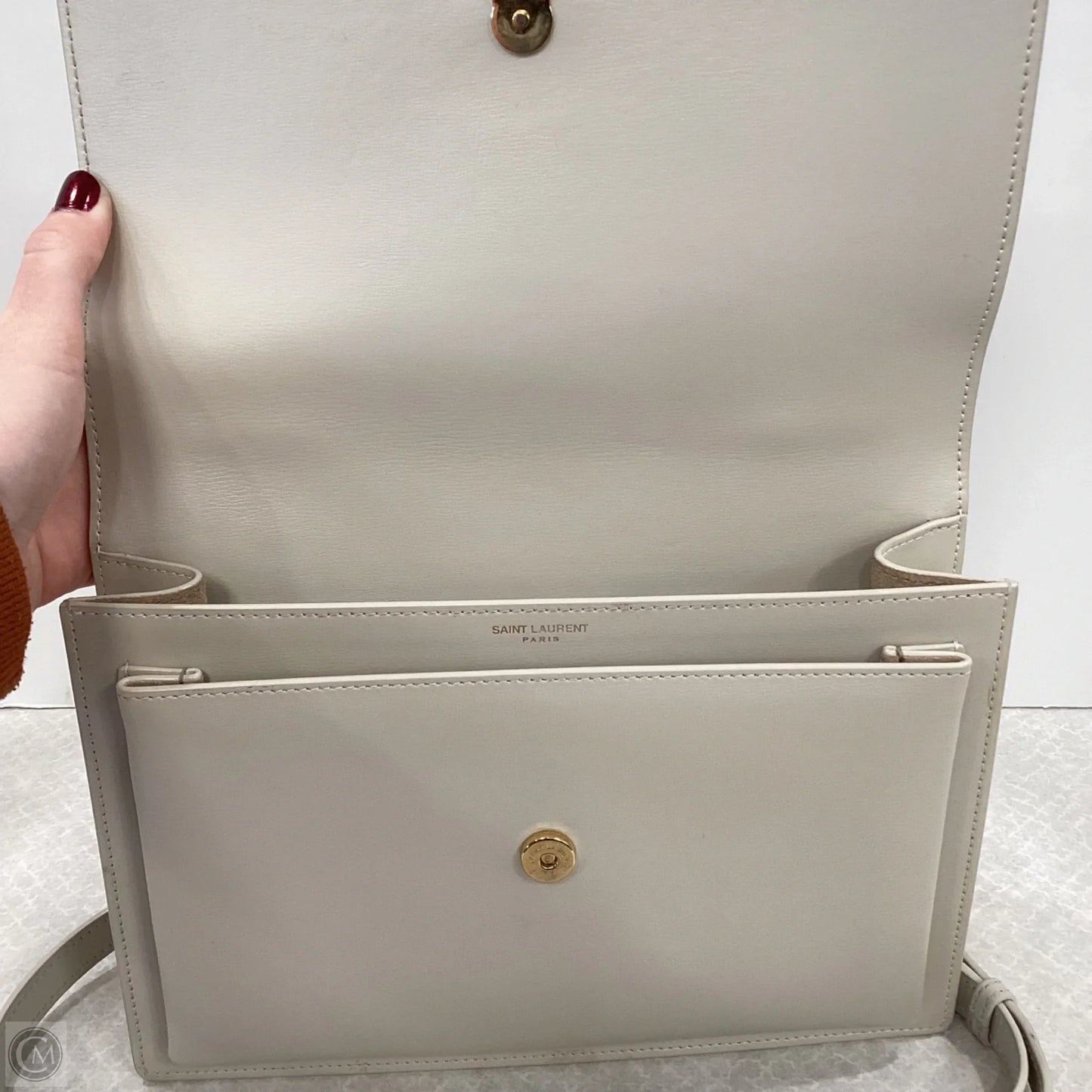 Handbag Luxury Designer By Yves Saint Laurent, Size: Medium