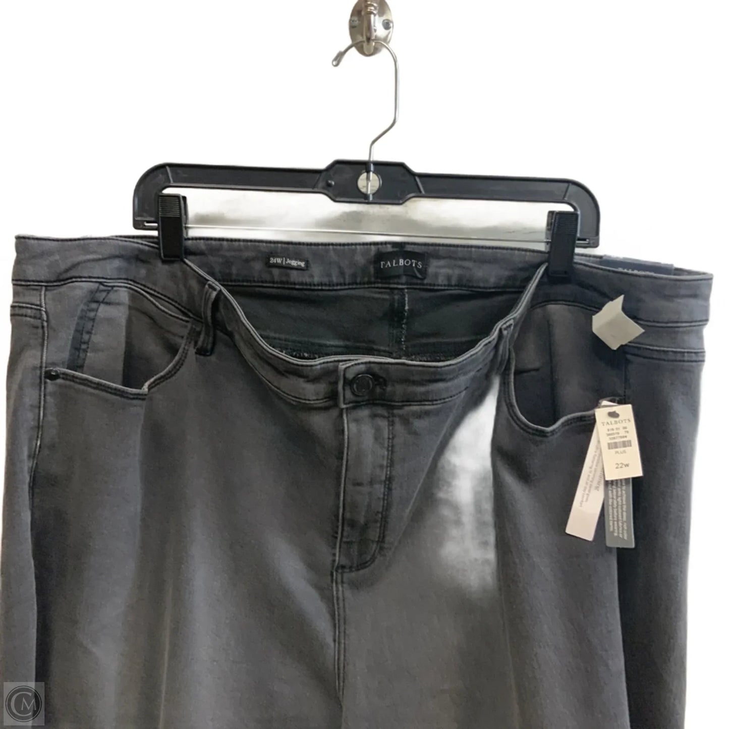 Jeans Jeggings By Talbots In Grey Denim, Size: 24