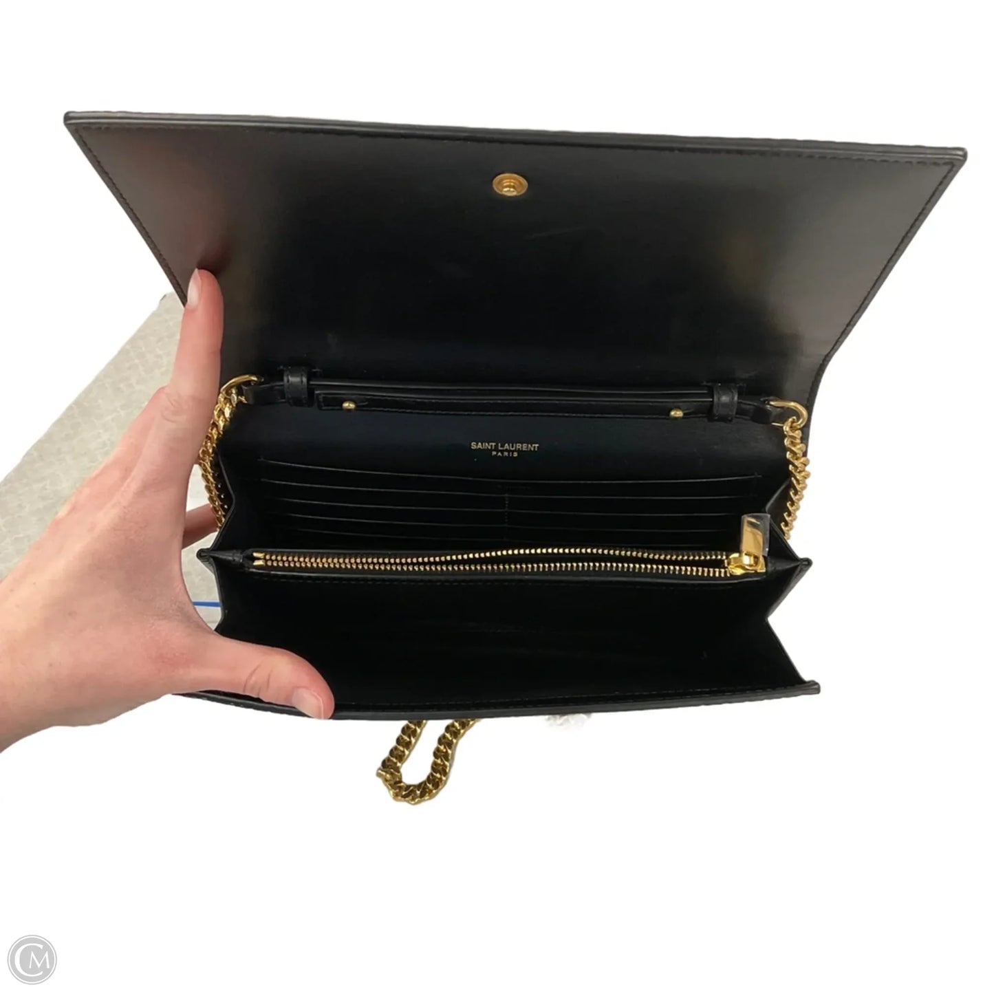 Handbag Luxury Designer By Yves Saint Laurent, Size: Medium