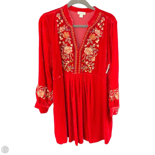 Dress Casual Short By Sundance In Red, Size: L