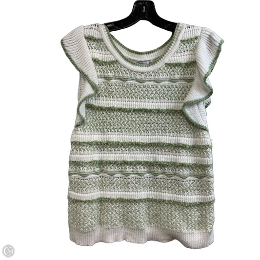 Sweater Short Sleeve By Staccato In Green, Size: L