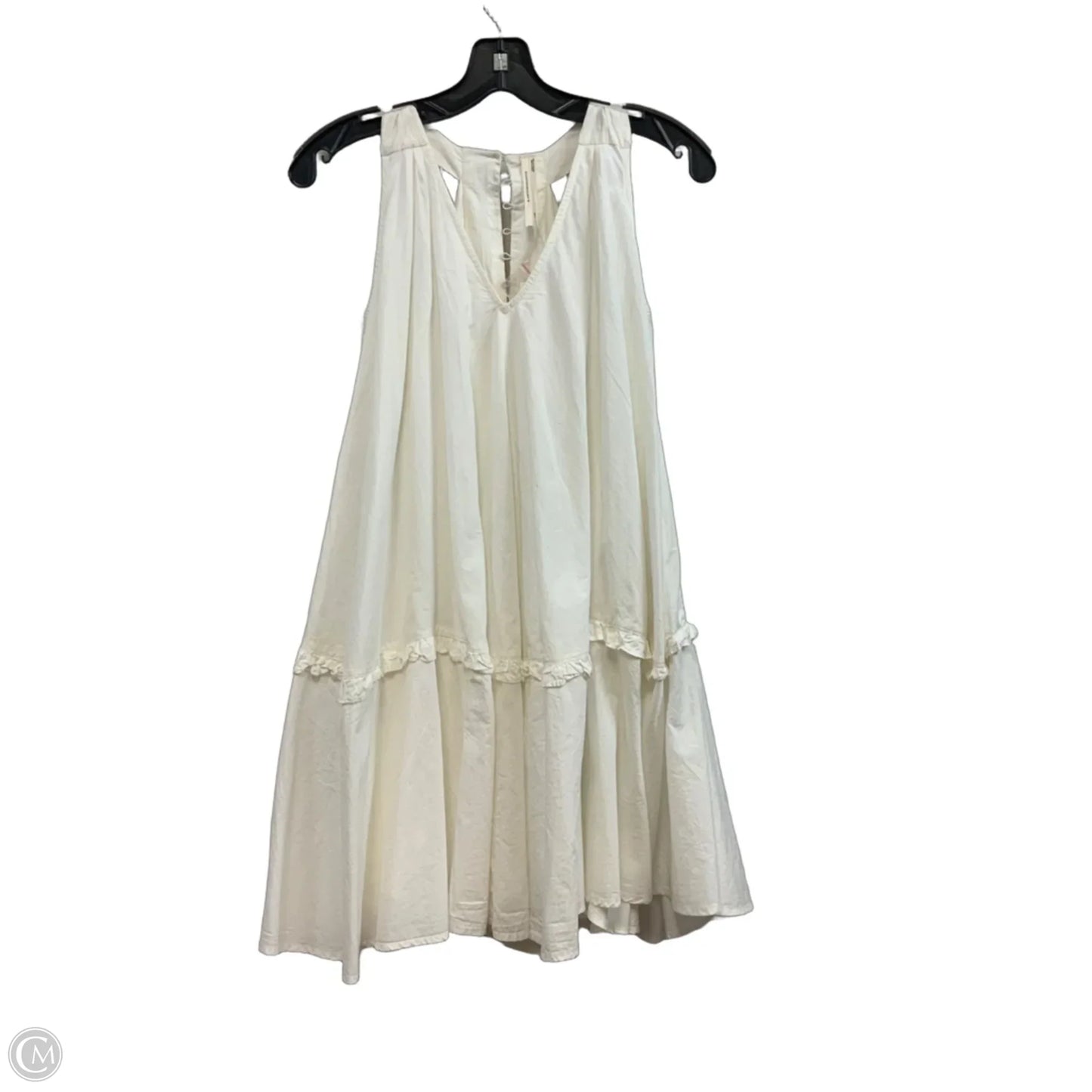 Dress Casual Short By Anthropologie In White, Size: Xxs