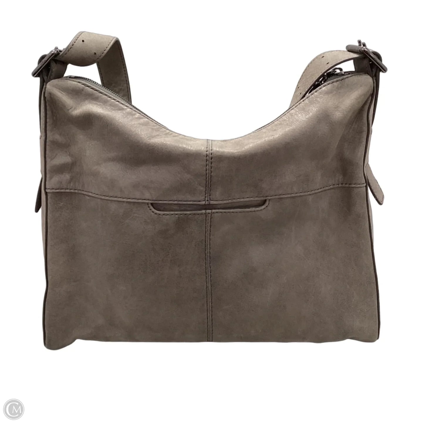 Handbag Leather By Hobo Intl, Size: Medium