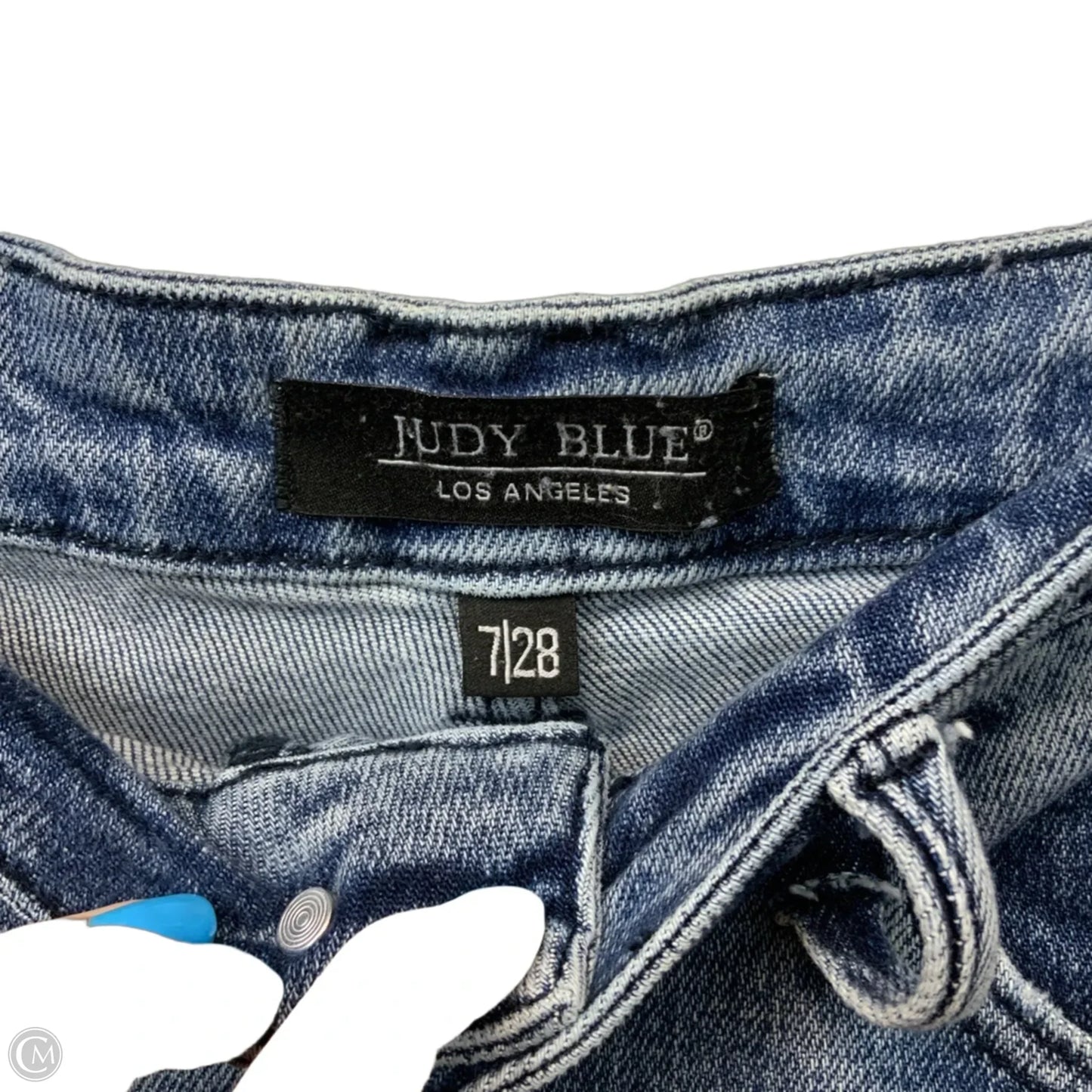 Jeans Straight By Judy Blue In Blue Denim, Size: 6