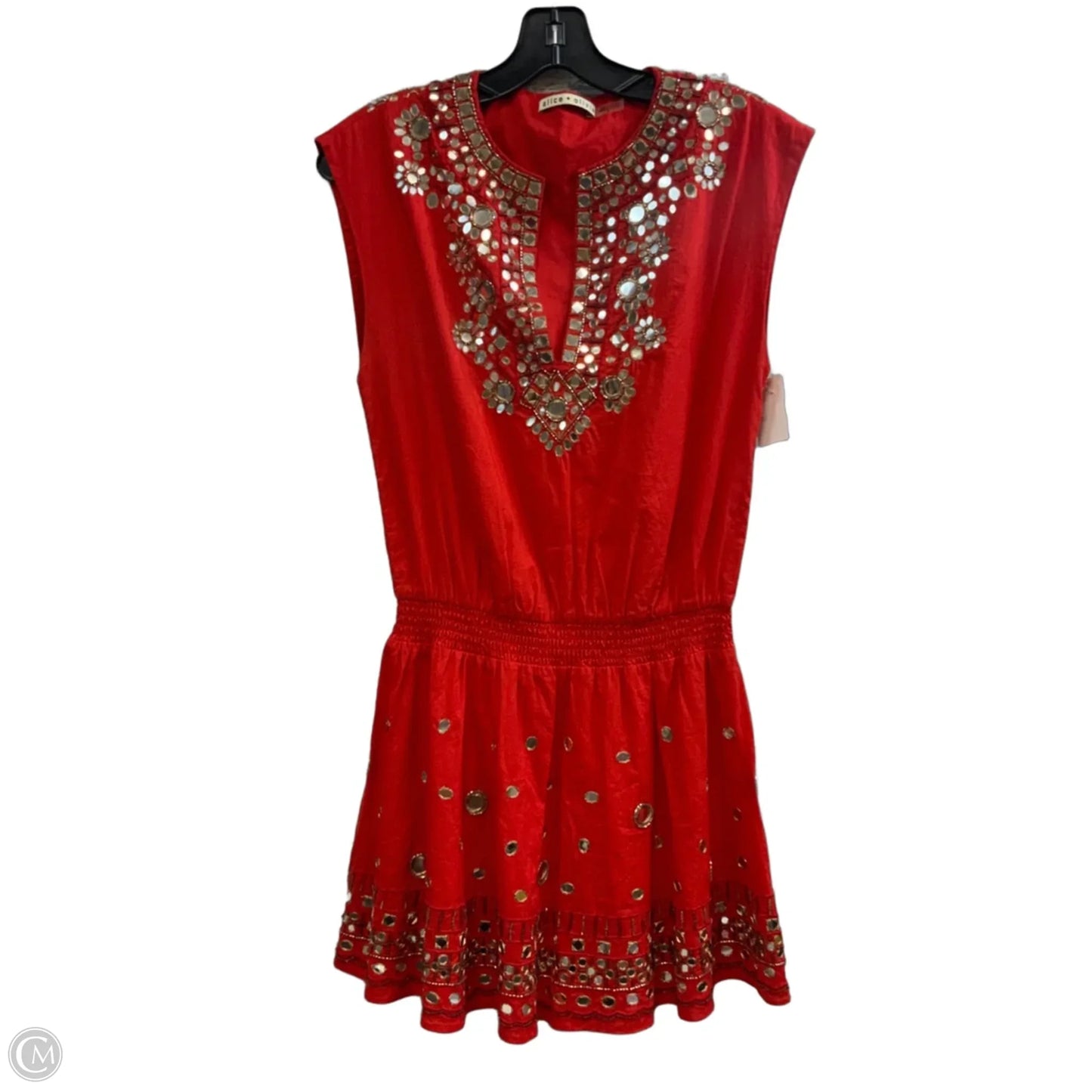 Dress Designer By Alice + Olivia In Red, Size: Xs