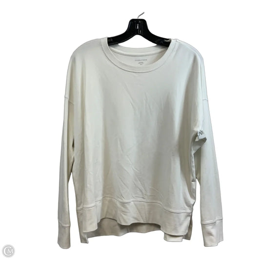 Sweatshirt Crewneck By Eileen Fisher In White, Size: M