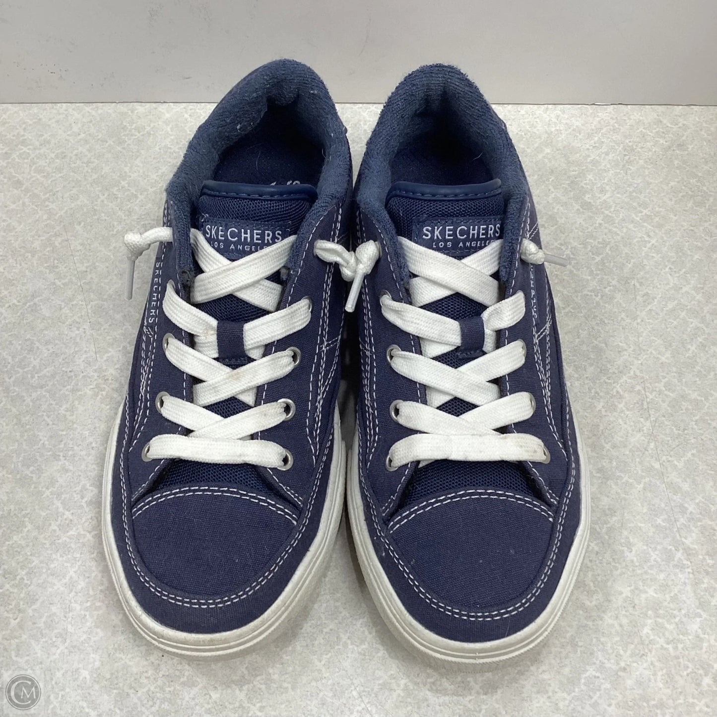 Shoes Sneakers By Skechers In Blue, Size: 6