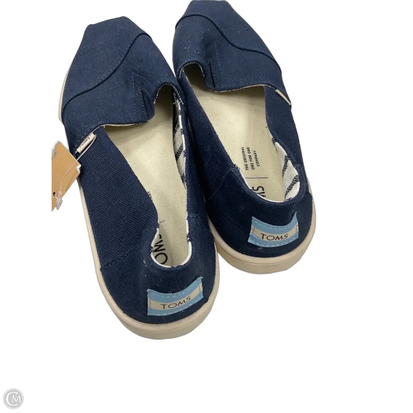 Shoes Flats By Toms In Blue, Size: 9.5