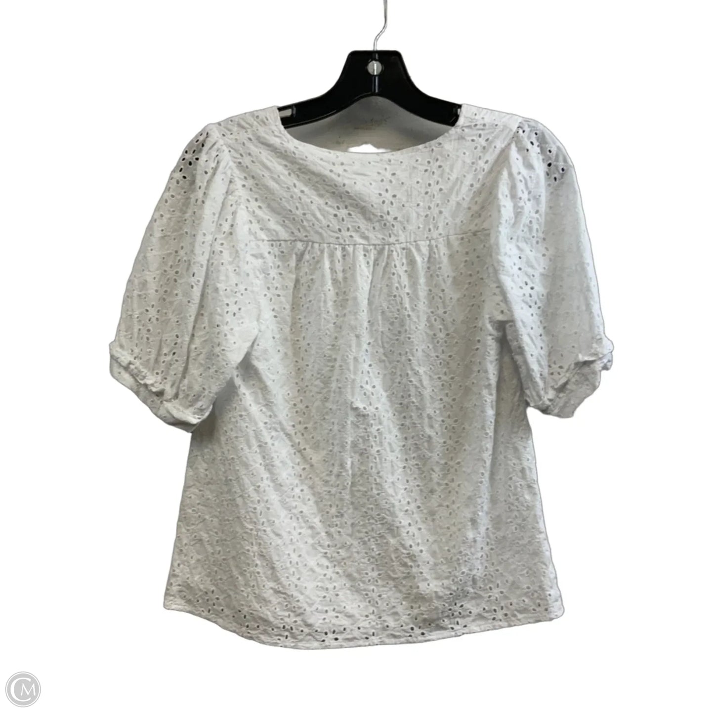 Top Short Sleeve By Draper James In White, Size: Xs