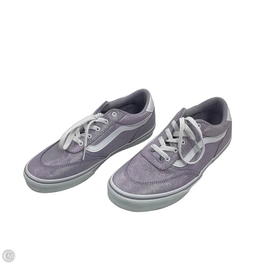 Shoes Sneakers By Vans In Purple, Size: 7.5