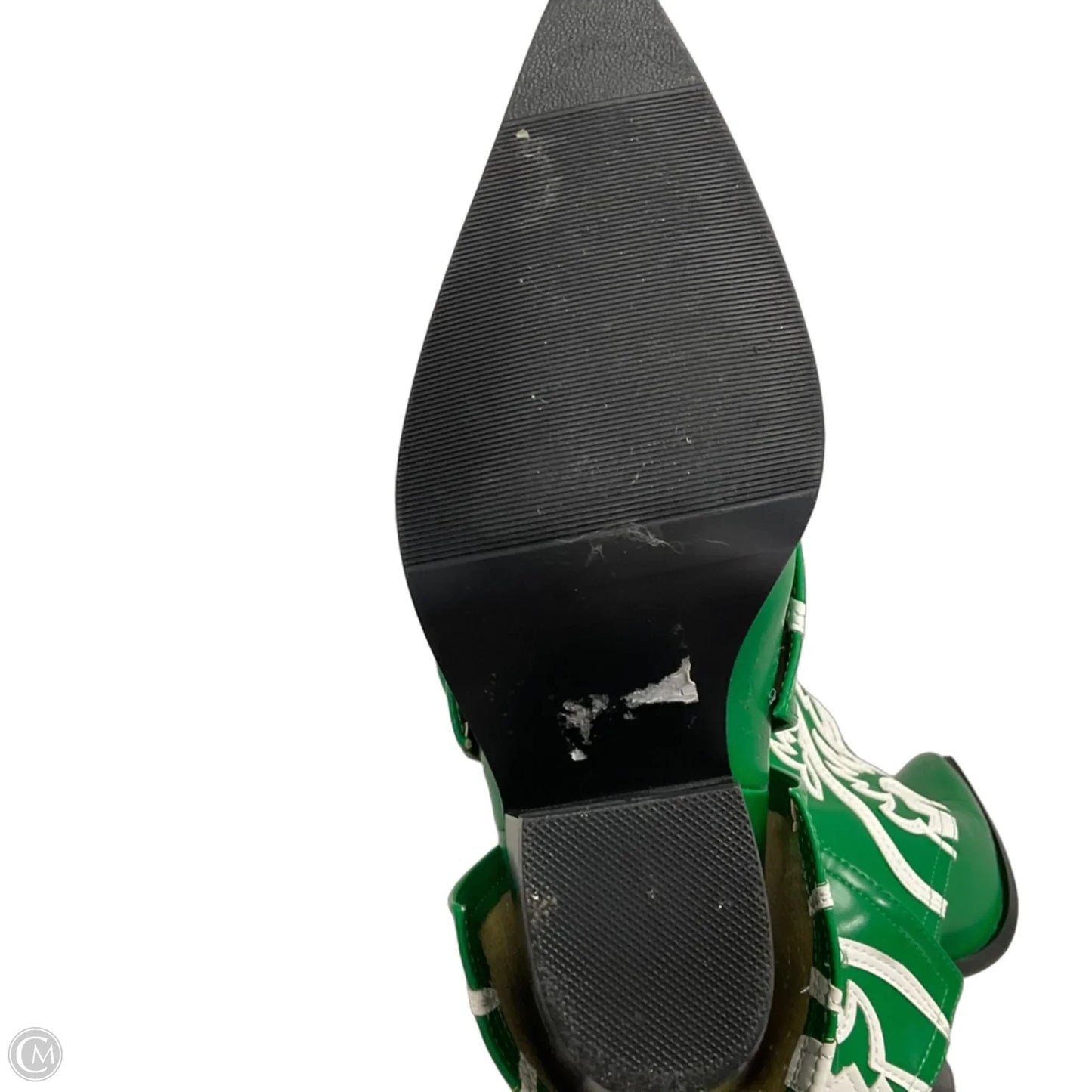 Boots Western By Azalea Wang In Green, Size: 8.5