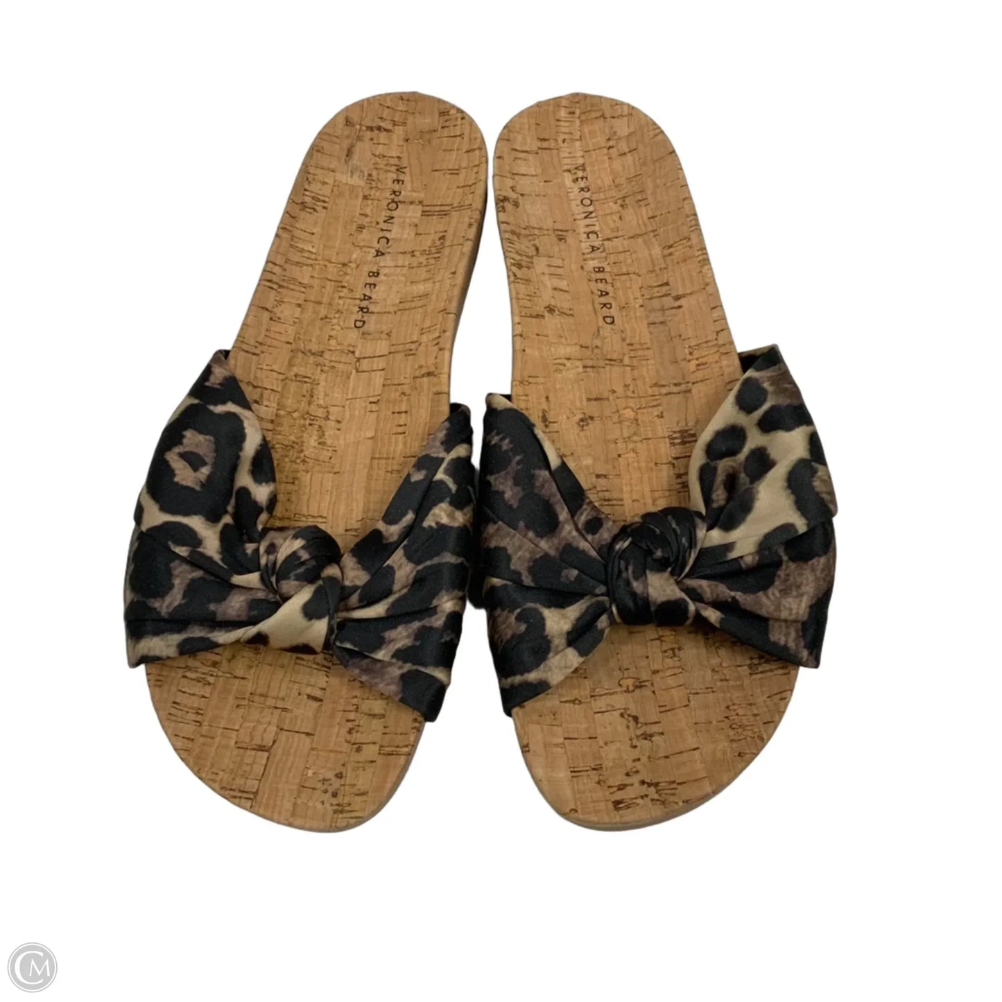 Sandals Flats By Veronica Beard In Animal Print, Size: 9