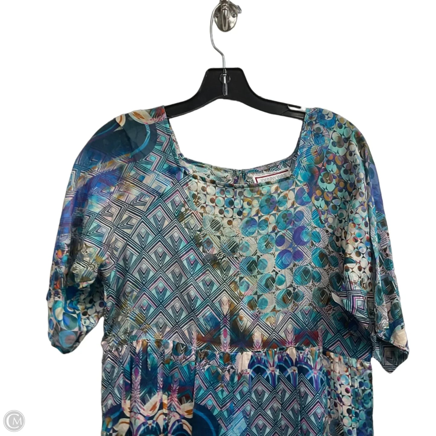 Dress Maxi By Johnny Was In Blue, Size: Xs