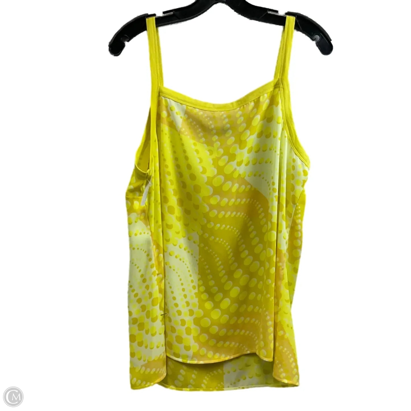 Top Sleeveless By Cabi In Yellow, Size: M