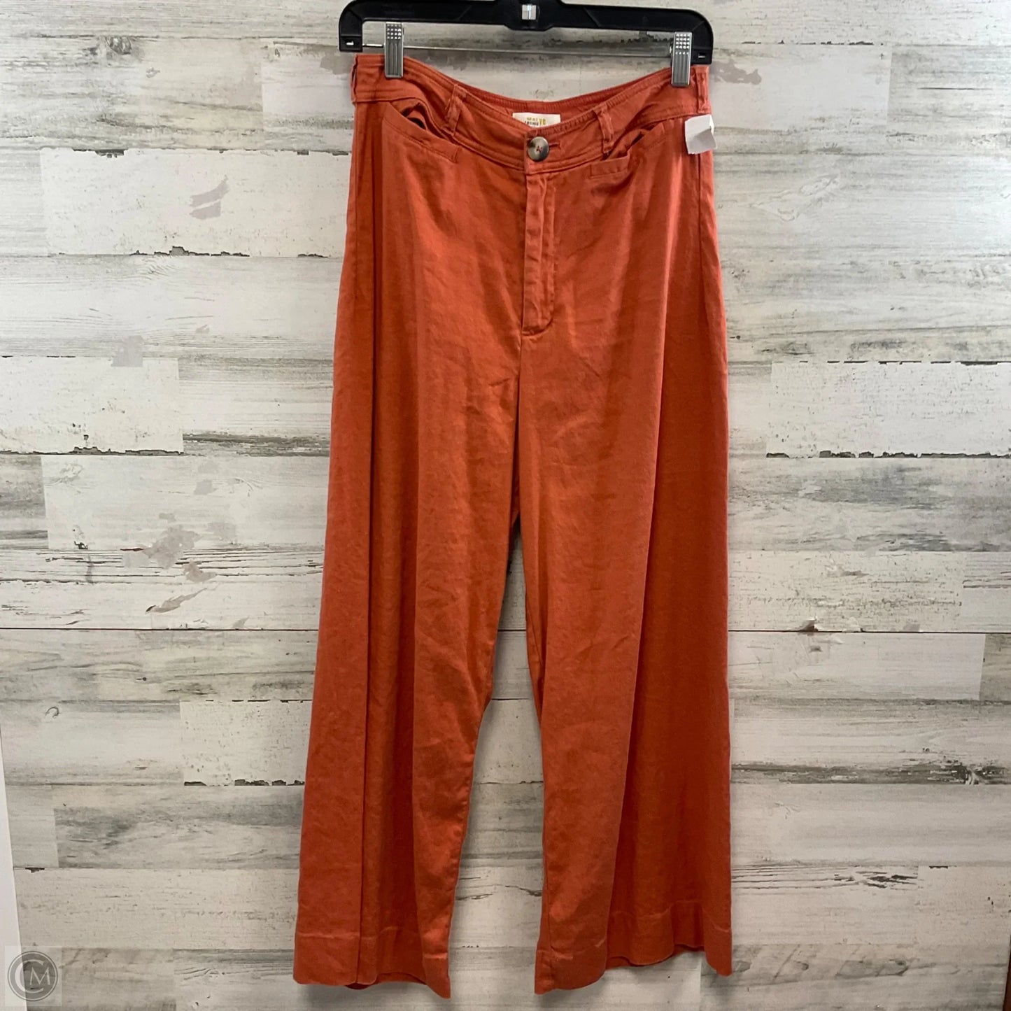 Pants Wide Leg By Maeve In Orange, Size: 10