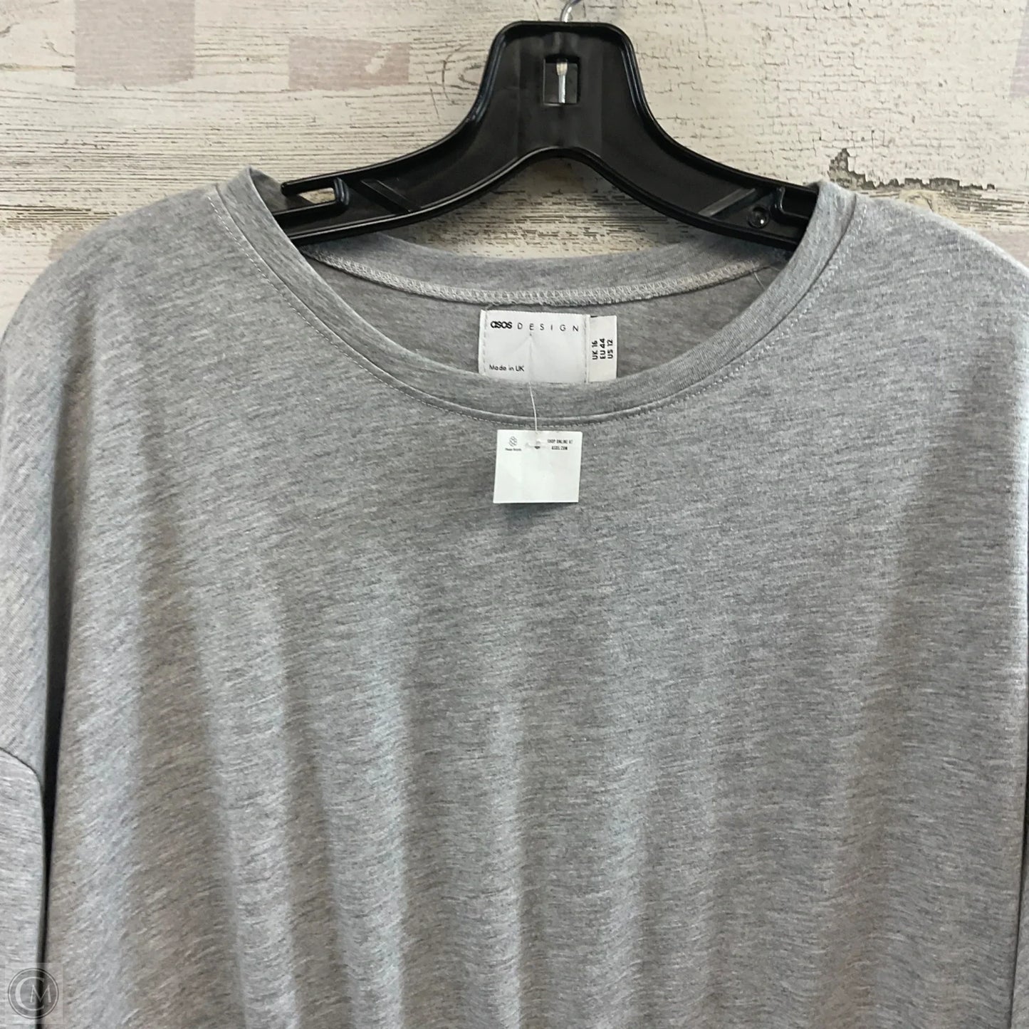 Dress Casual Short By Asos In Black & Grey, Size: Xl