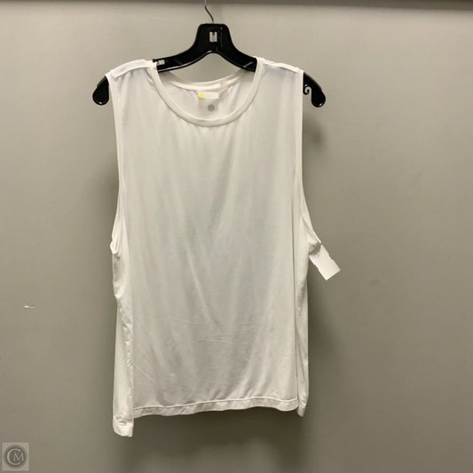 Athletic Tank Top By Calia In White, Size: L