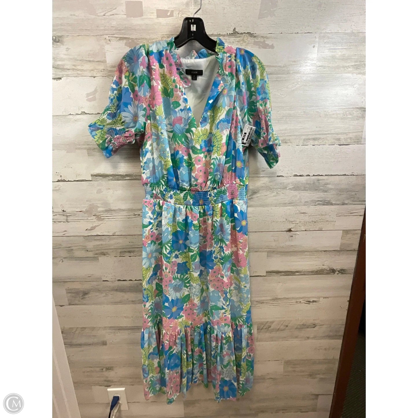 Dress Casual Maxi By J. Crew In Blue, Size: M