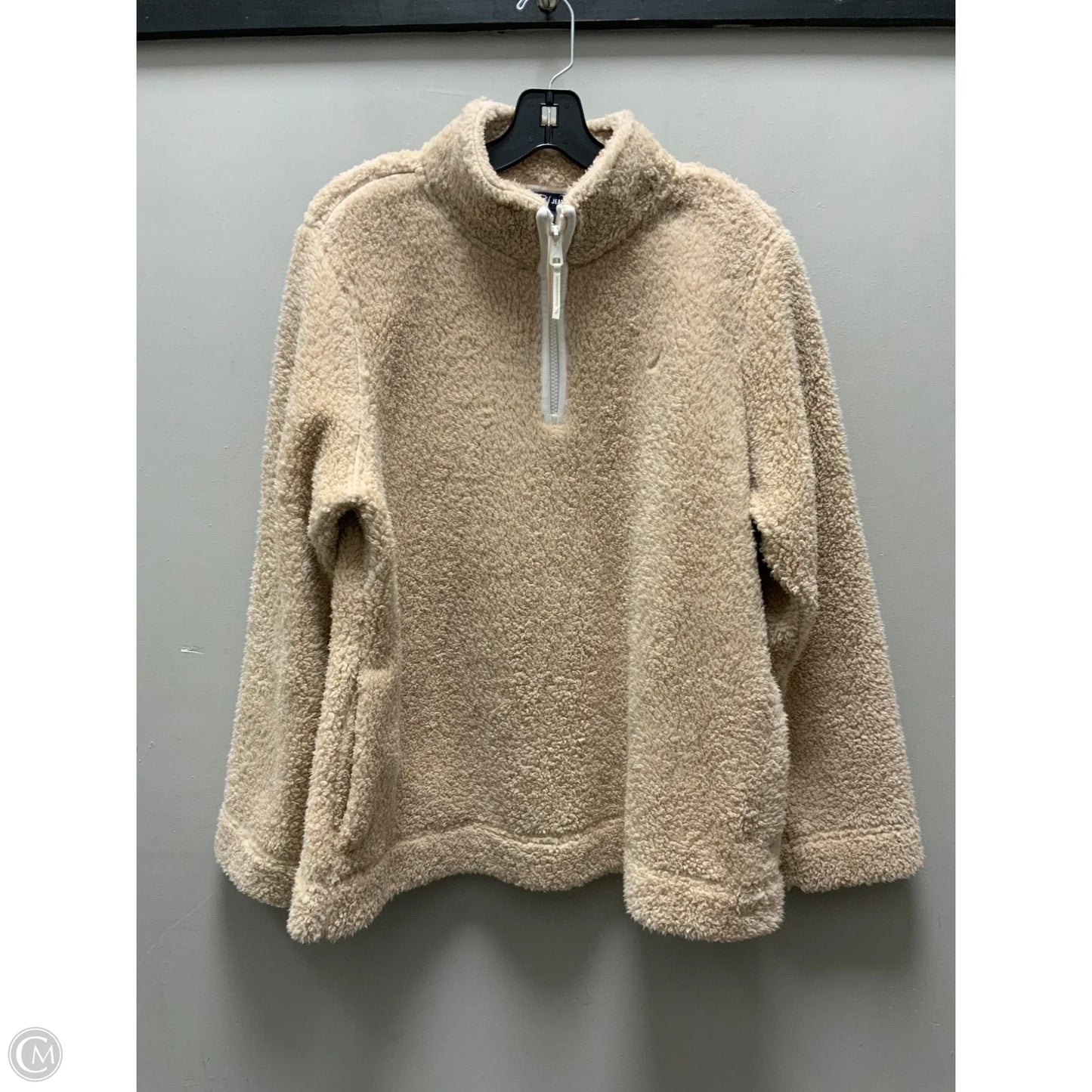 Top Long Sleeve By Nautica In Tan, Size: L