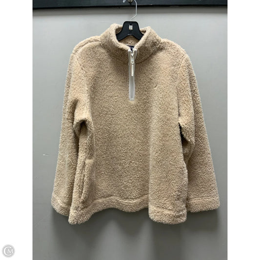Top Long Sleeve By Nautica In Tan, Size: L