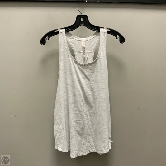 Athletic Tank Top By Lululemon In Grey, Size: M