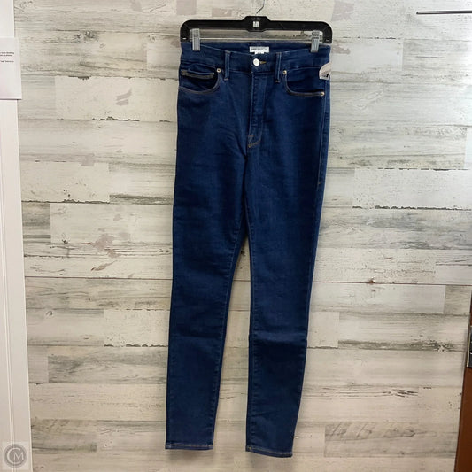 Jeans Skinny By Good American In Blue Denim, Size: 6