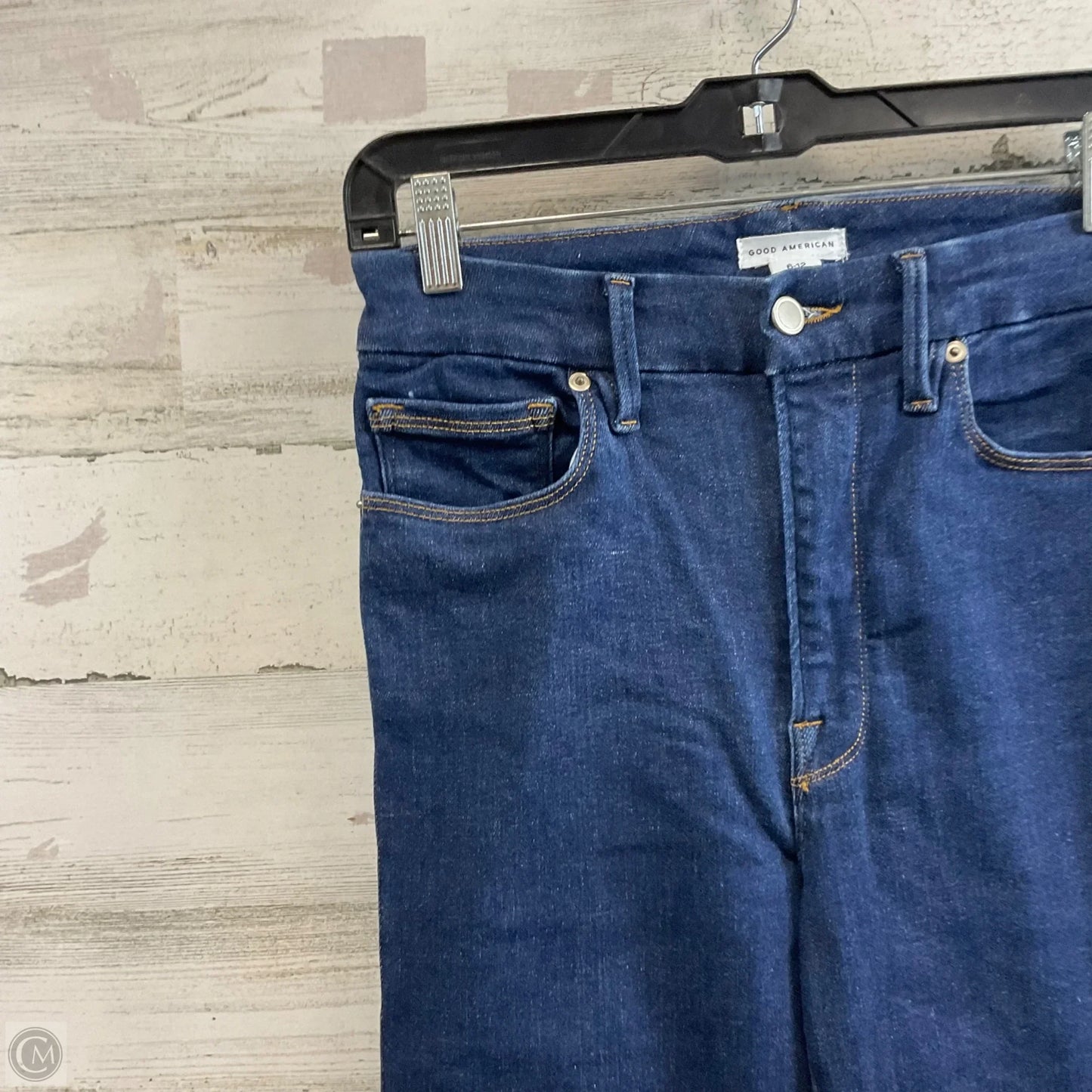 Jeans Skinny By Good American In Blue Denim, Size: 6