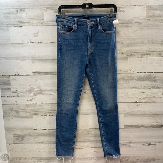 Jeans Skinny By Mother In Blue Denim, Size: 4