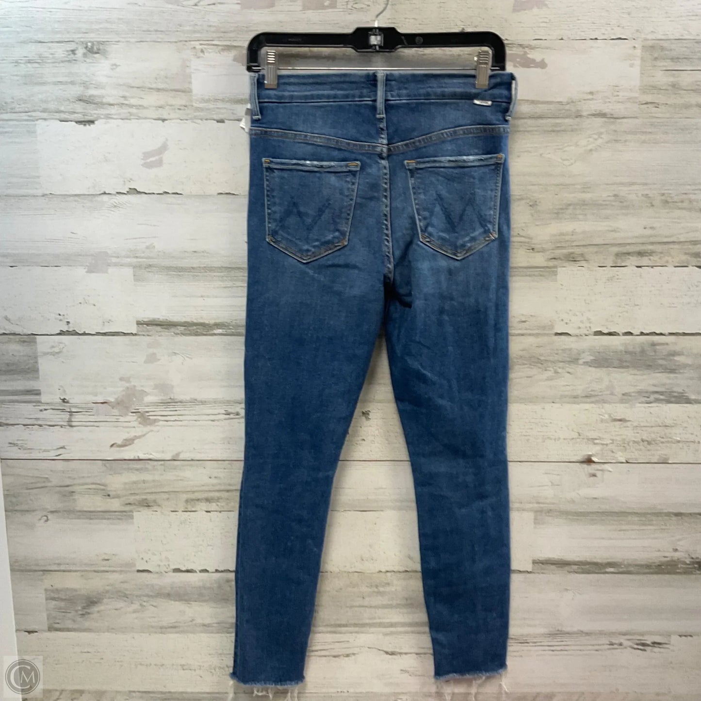 Jeans Skinny By Mother In Blue Denim, Size: 4
