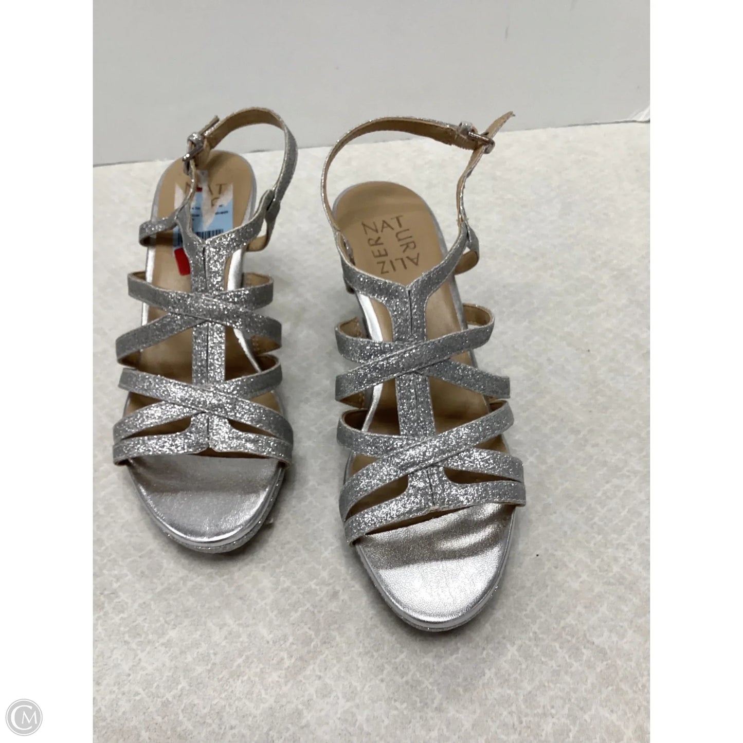 Shoes Heels Kitten By Naturalizer In Silver, Size: 6