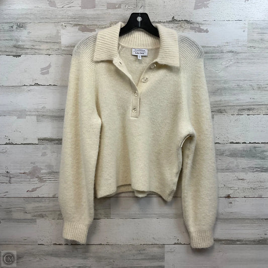 Sweater By Anthropologie In Ivory, Size: S