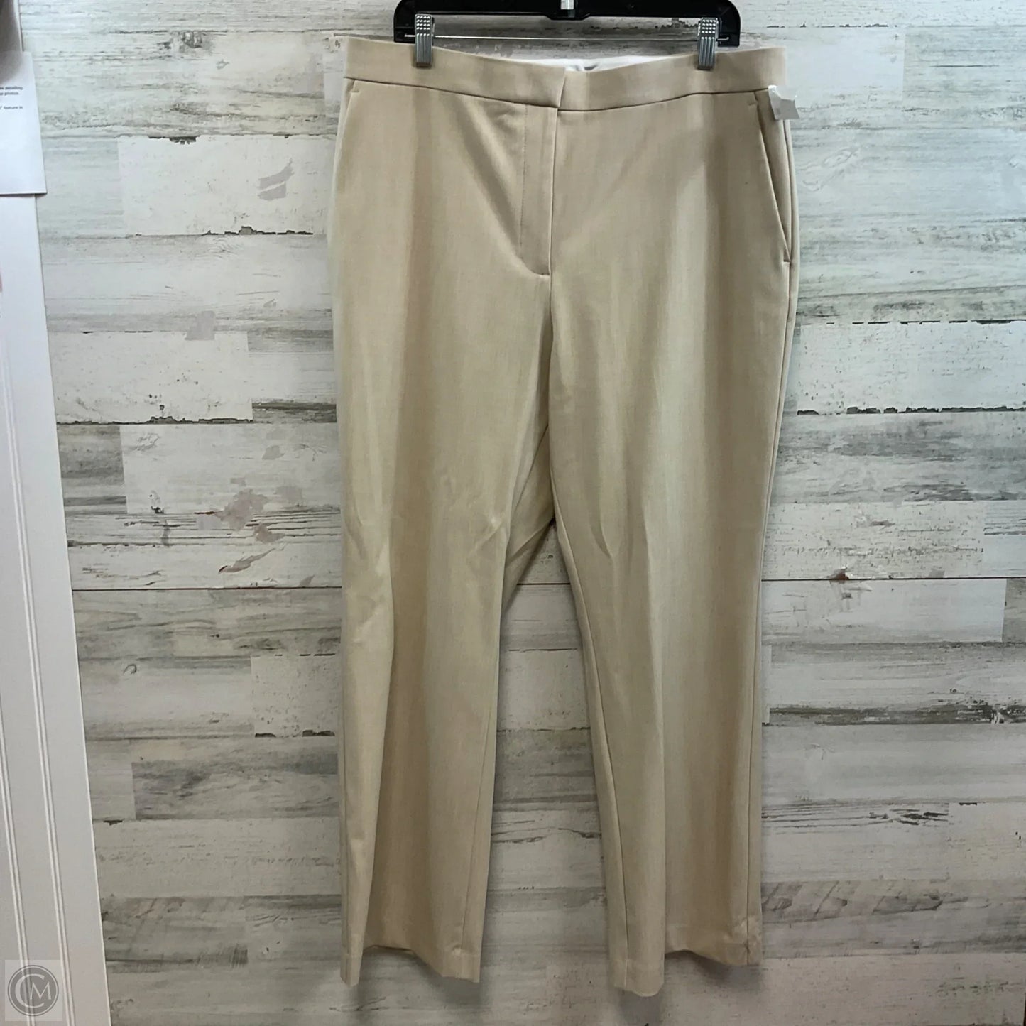 Pants Suit 2pc By Ann Taylor In Beige, Size: 16 petite