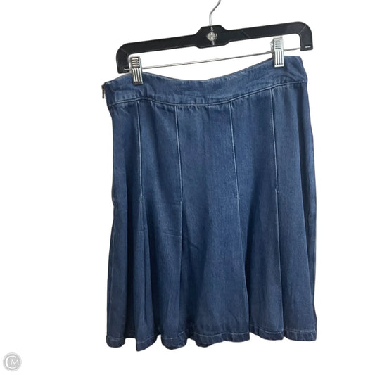 Skirt Mini & Short By Young Fabulous & Broke In Blue Denim, Size: M