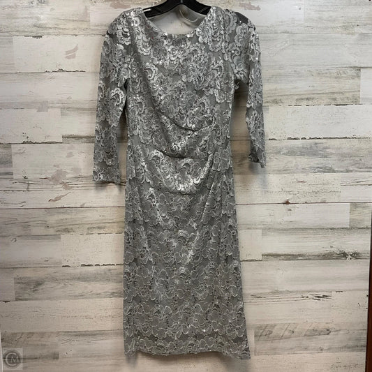 Dress Party Short By Eliza J In Silver, Size: S