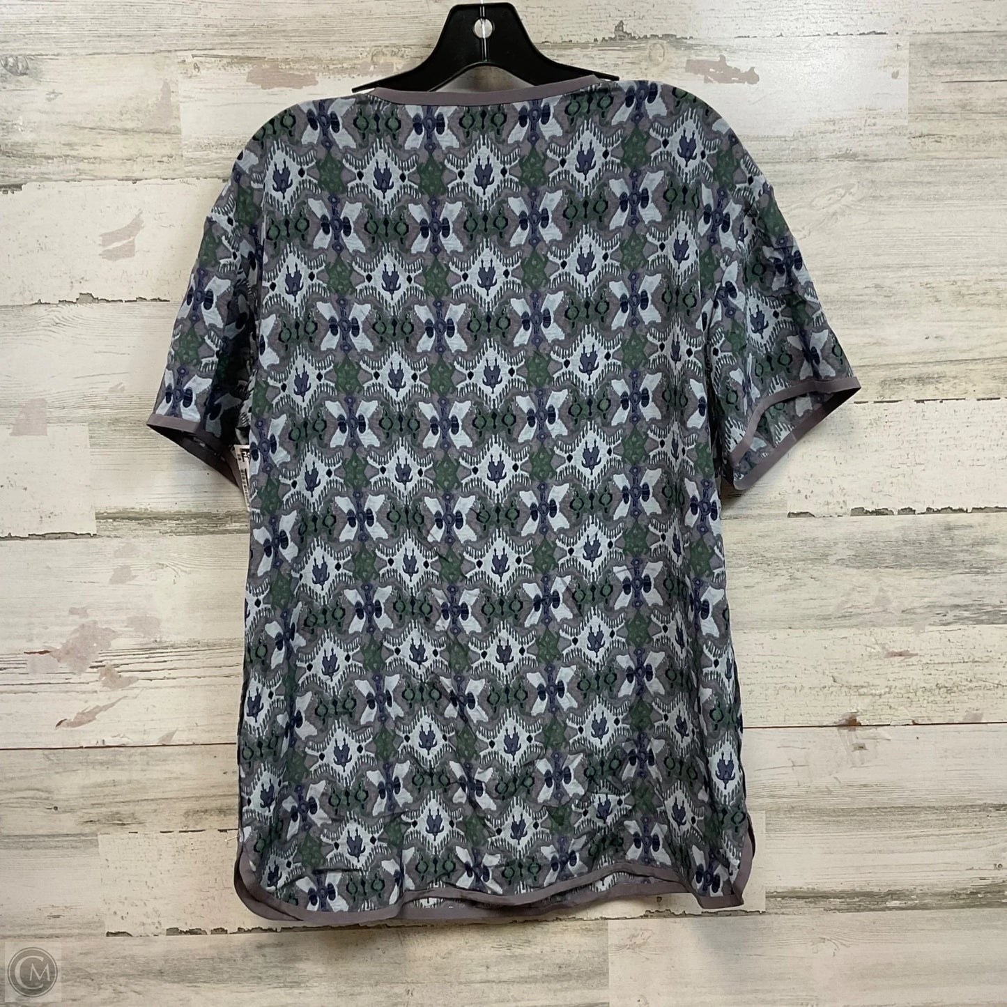 Blouse Designer By Tory Burch In Blue, Size: 12