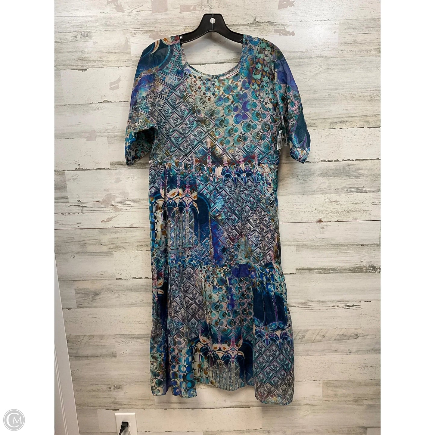 Dress Casual Short By Johnny Was In Blue, Size: Xs