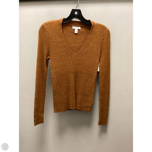 Top Long Sleeve By Nine West Apparel In Brown, Size: S