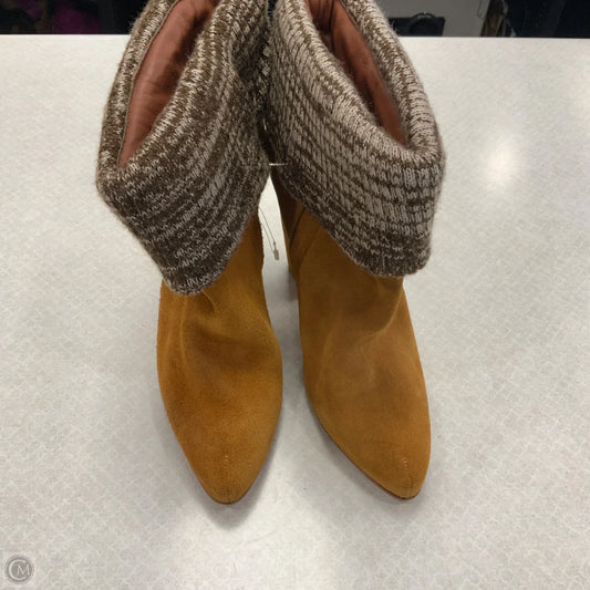 Boots Ankle Heels By Rachel comey  In Brown, Size: 9.5