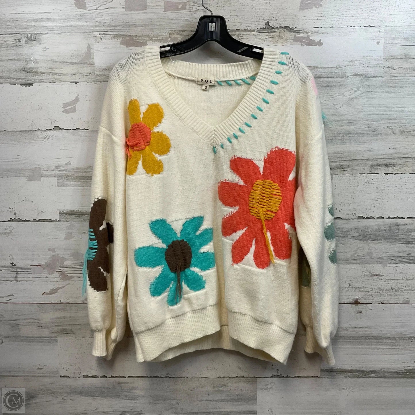 Sweater By Pol In Cream, Size: S