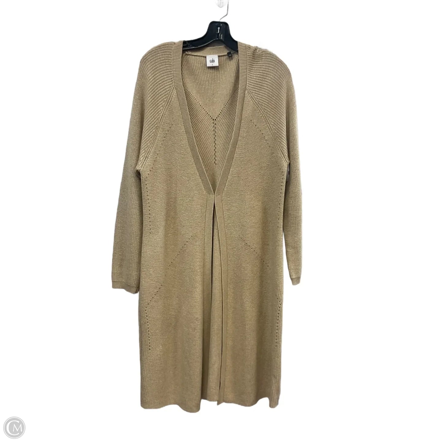 Sweater Cardigan By Cabi In Brown, Size: L