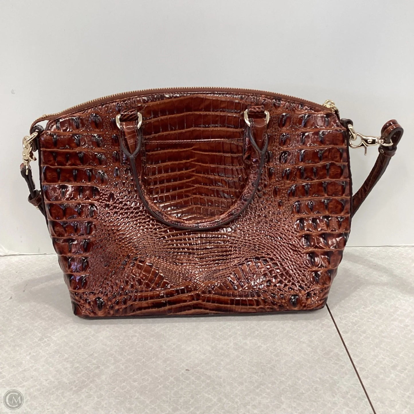 Handbag Designer By Brahmin, Size: Large