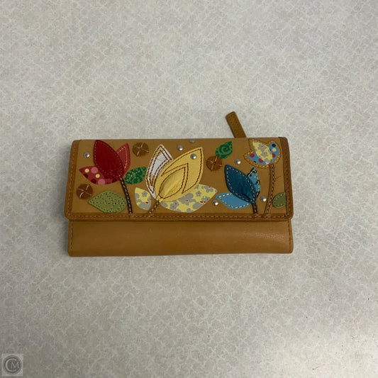 Wallet Leather By Fossil, Size: Large