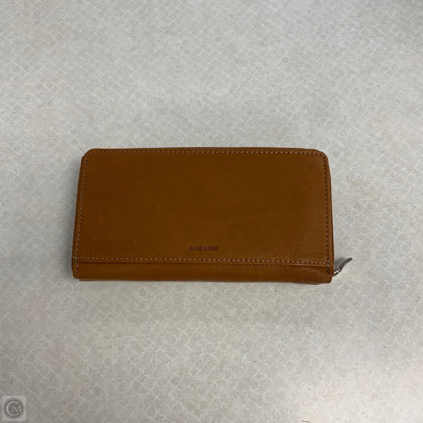 Wallet Leather By Fossil, Size: Large
