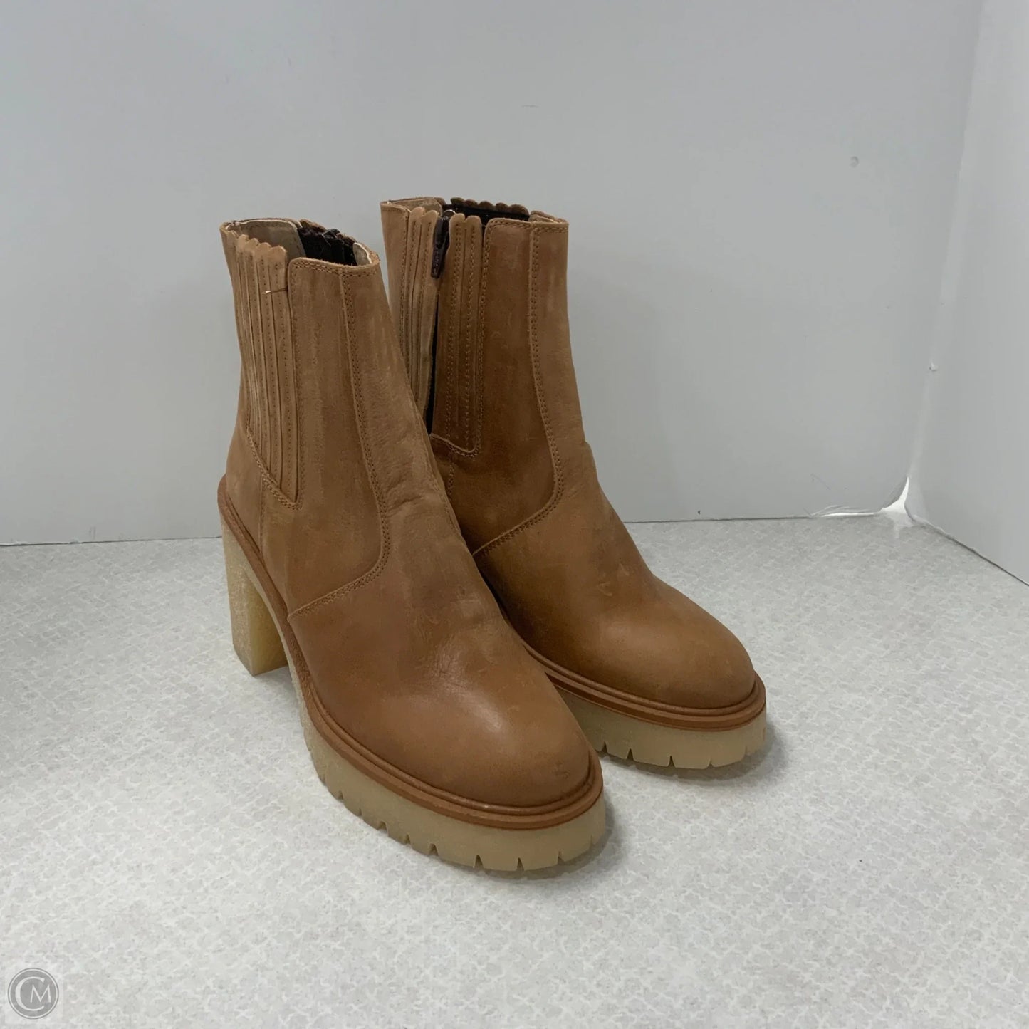 Boots Ankle Heels By Free People In Tan, Size: 9