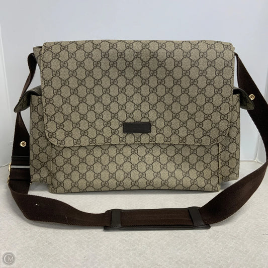 Diaper Bag Luxury Designer By Gucci, Size: Large