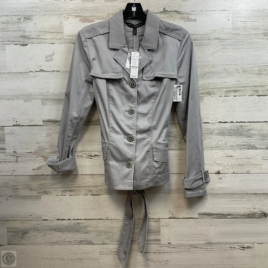 Jacket Utility By White House Black Market In Grey, Size: Xs