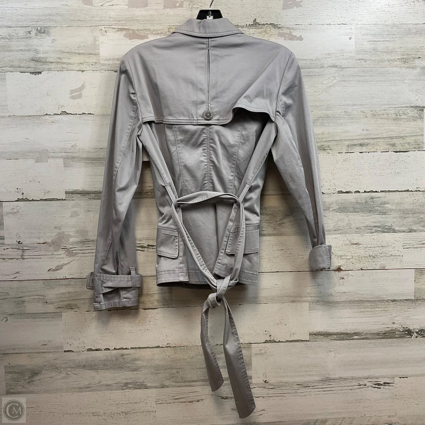 Jacket Utility By White House Black Market In Grey, Size: Xs