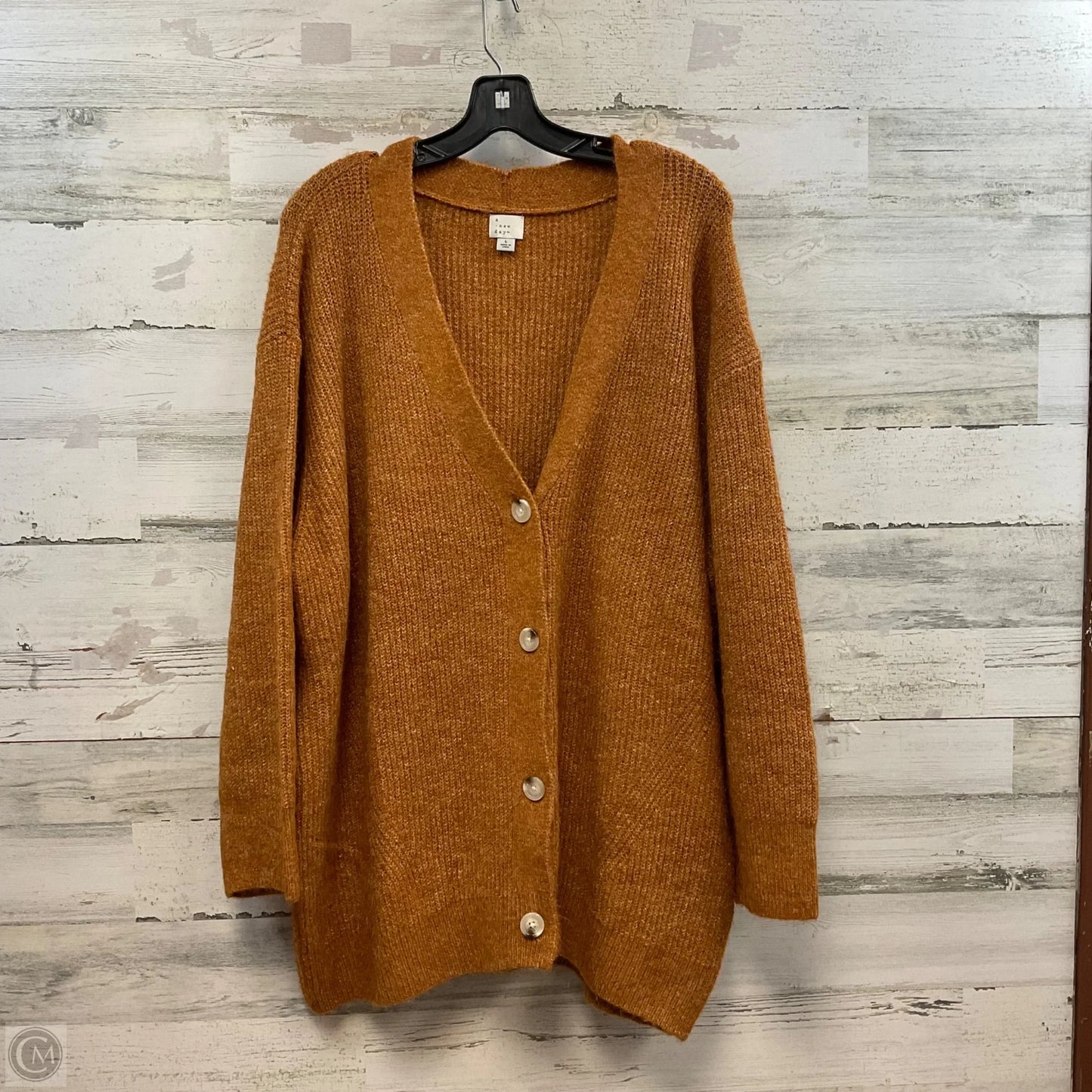 Cardigan By A New Day In Brown, Size: L