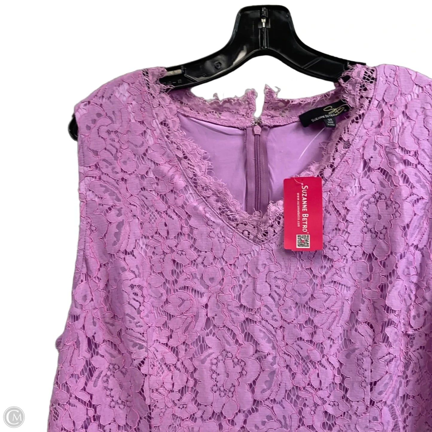Dress Party Short By Suzanne Betro In Purple, Size: 3x